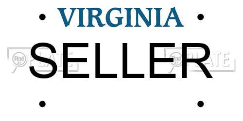 SELLER Virginia License Plate