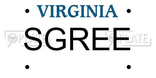 SGREE Virginia License Plate