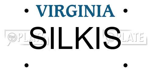 SILKIS Virginia License Plate