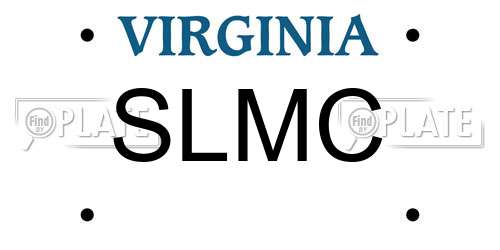 SLMC Virginia License Plate