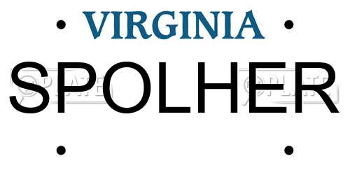 SPOLHER Virginia License Plate