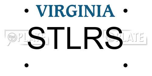 STLRS Virginia License Plate