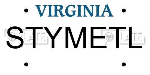 STYMETL Virginia License Plate