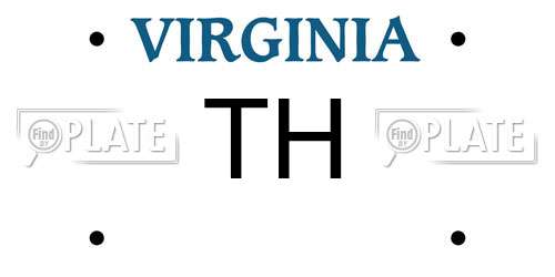 TH Virginia License Plate