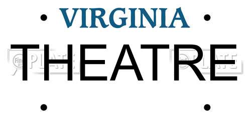 THEATRE Virginia License Plate