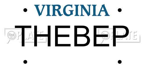 THEBEP Virginia License Plate