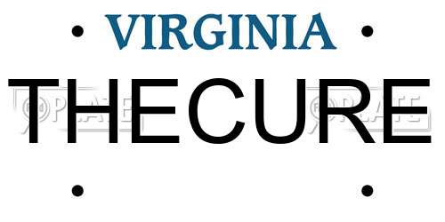 THECURE Virginia License Plate