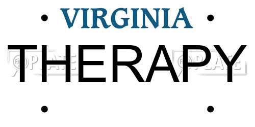 THERAPY Virginia License Plate