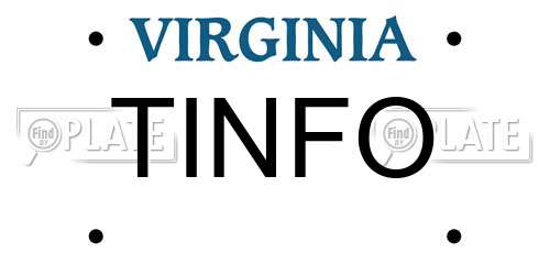 TINFO Virginia License Plate