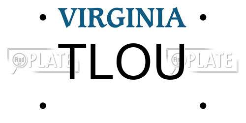 TLOU Virginia License Plate