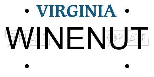 WINENUT Virginia License Plate