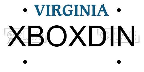 XBOXDIN Virginia License Plate