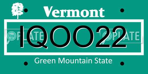 IQOO22 Vermont License Plate
