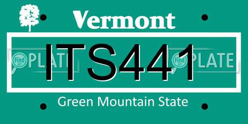 ITS441 Vermont License Plate