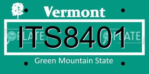 ITS8401 Vermont License Plate