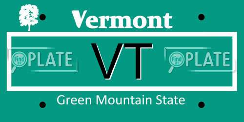 VT Vermont License Plate