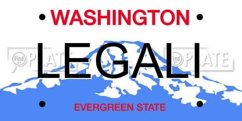 LEGALI Washington License Plate