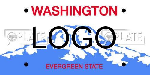 LOGO Washington License Plate