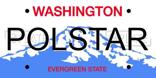 POLSTAR Washington License Plate