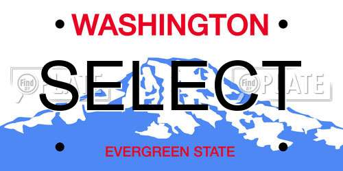 SELECT Washington License Plate