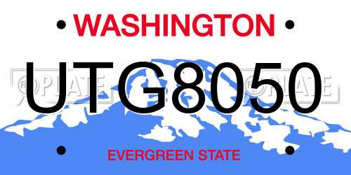 UTG8050 Washington License Plate