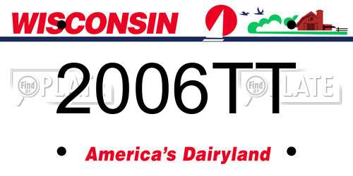 2006TT Wisconsin License Plate