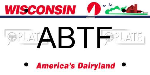 ABTF Wisconsin License Plate