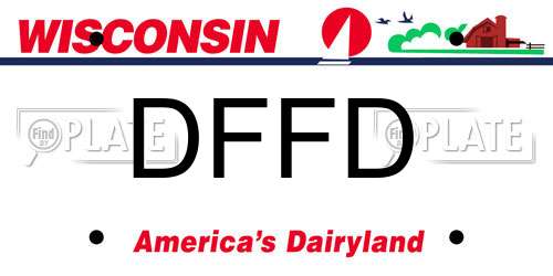 DFFD Wisconsin License Plate
