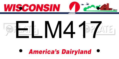 ELM417 Wisconsin License Plate