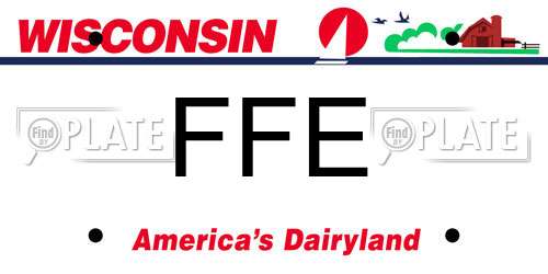 FFE Wisconsin License Plate