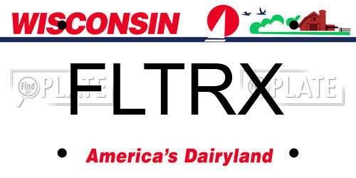 FLTRX Wisconsin License Plate