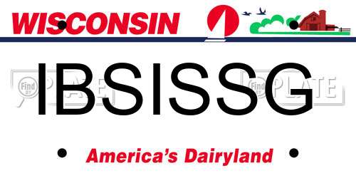 IBSISSG Wisconsin License Plate