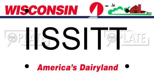 IISSITT Wisconsin License Plate