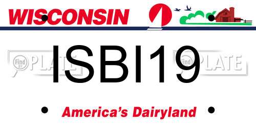 ISBI19 Wisconsin License Plate