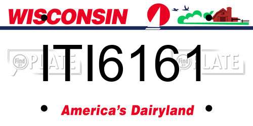 ITI6161 Wisconsin License Plate