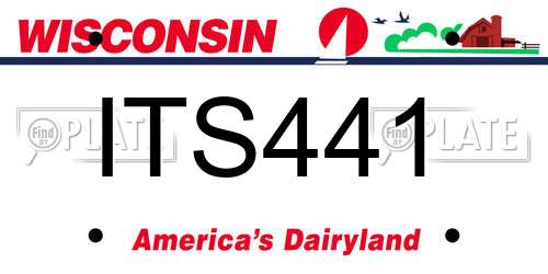 ITS441 Wisconsin License Plate