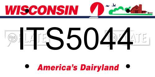 ITS5044 Wisconsin License Plate