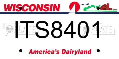 ITS8401 Wisconsin License Plate
