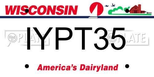 IYPT35 Wisconsin License Plate
