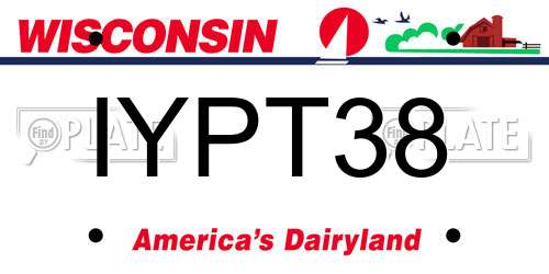 IYPT38 Wisconsin License Plate