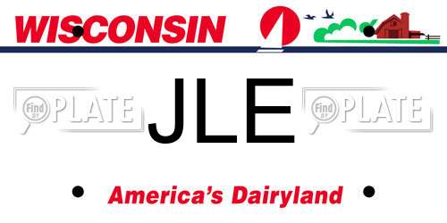 JLE Wisconsin License Plate
