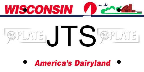 JTS Wisconsin License Plate