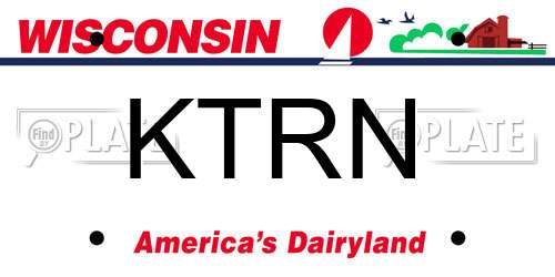 KTRN Wisconsin License Plate