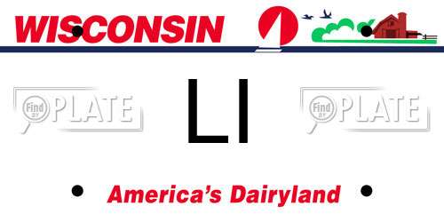 LI Wisconsin License Plate