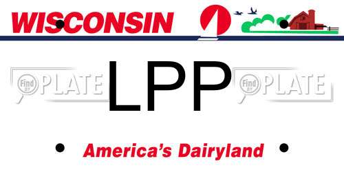 LPP Wisconsin License Plate
