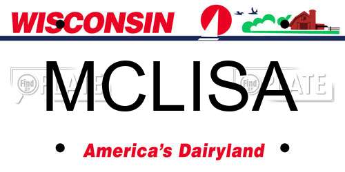 MCLISA Wisconsin License Plate