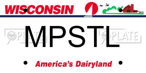 MPSTL Wisconsin License Plate