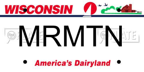 MRMTN Wisconsin License Plate