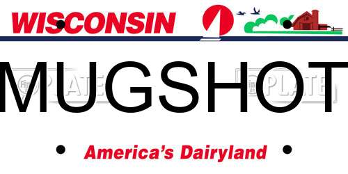 MUGSHOT Wisconsin License Plate