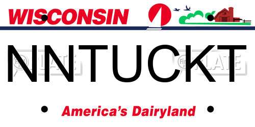 NNTUCKT Wisconsin License Plate
